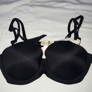 NWT PINK PushUp Black Bra. 36B